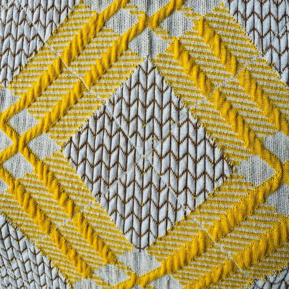 Ya Los Angeles Yellow and Cream Plaid Midi Dress - Picture 3 of 7